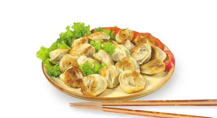 Японские пельмени с яйцом