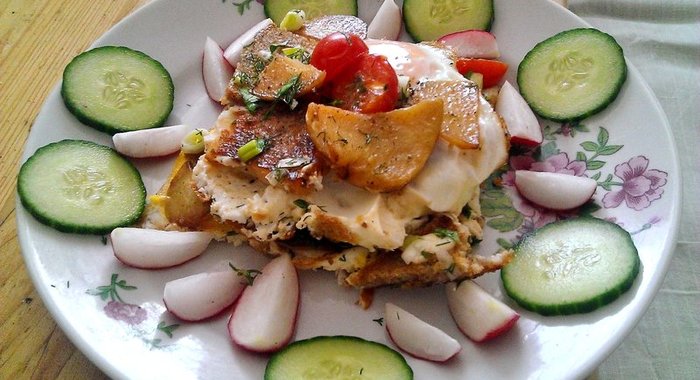 Яичница королевская