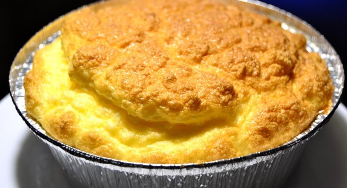 Белая рыба в суфле из сыра