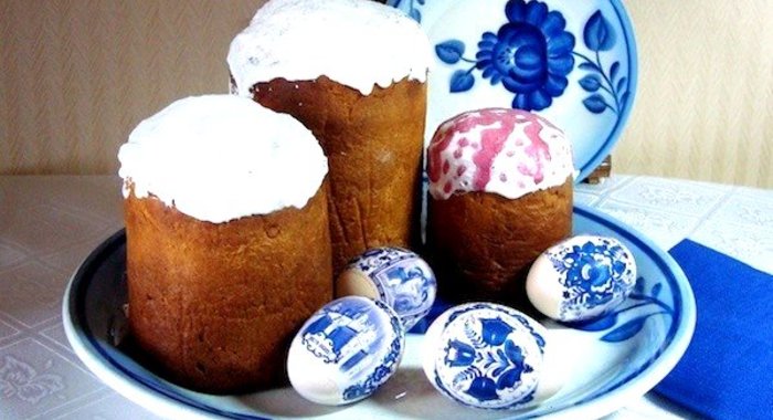Праздничный пасхальный кулич