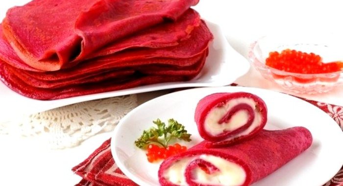 Свекольные блины