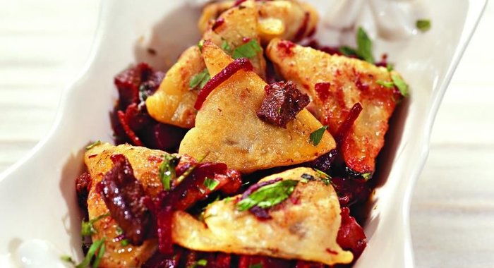 Хушаны с кайлой, таджикские пельмени