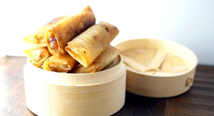 Спринг роллы с бананом