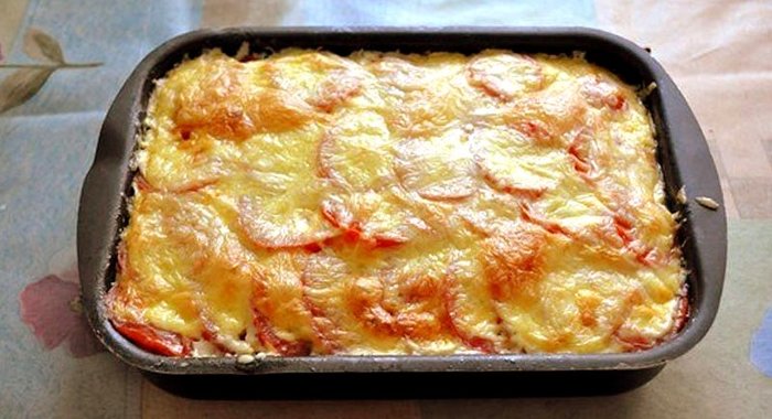 Запеканка из фарша индейки