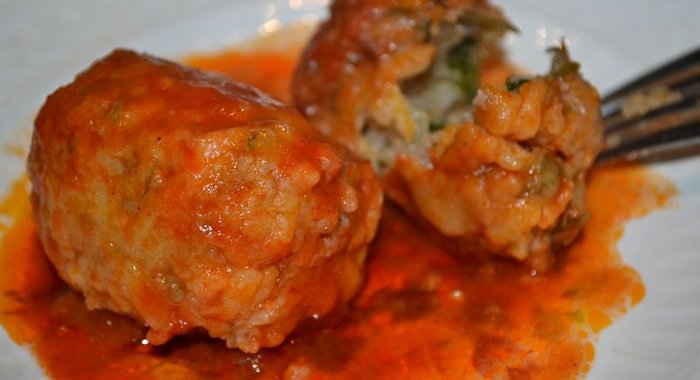 Тефтели из фарша с рисом