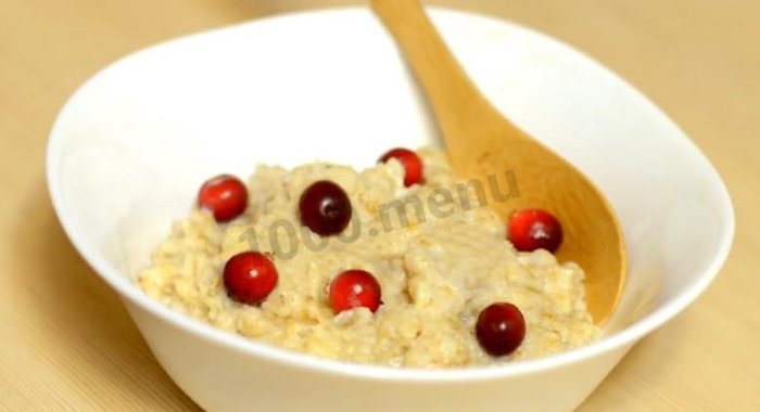 Геркулесовая каша на воде