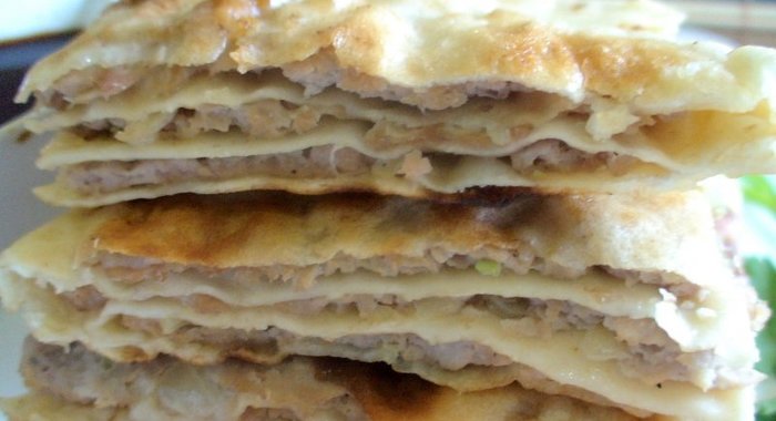 Китайские Лепешки со свининой «Жоубин»