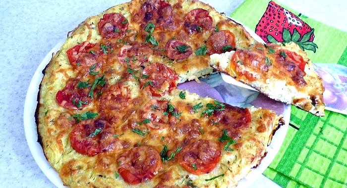 Пицца из кабачков