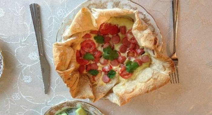 Омлет в лаваше