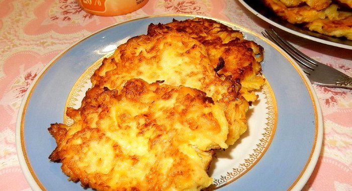 Кабачковые оладьи