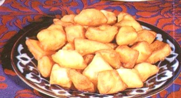 Лепешки казахские (Бауырсаки)