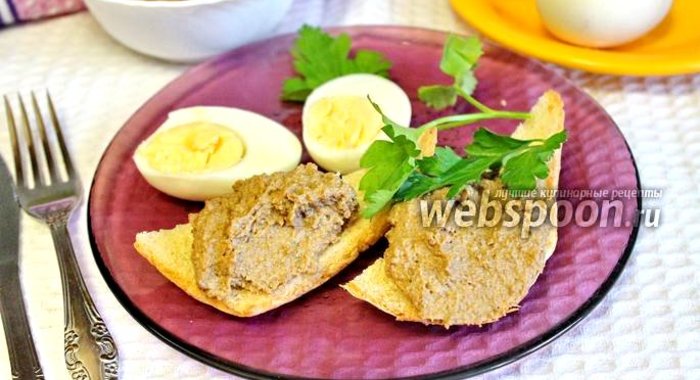 Паштет из говяжьей печени