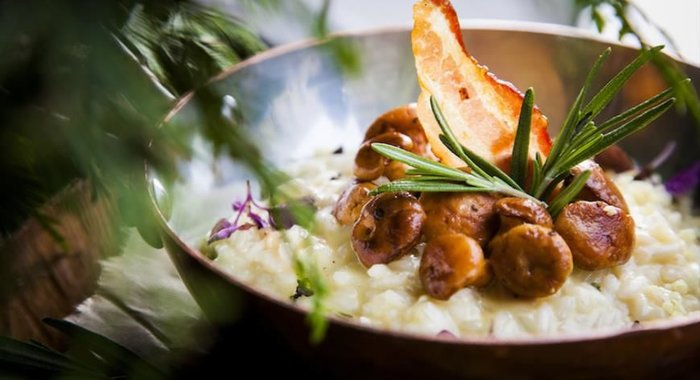 Ризотто с лисичками