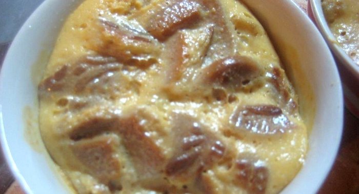 Запеченый крем из ряженки