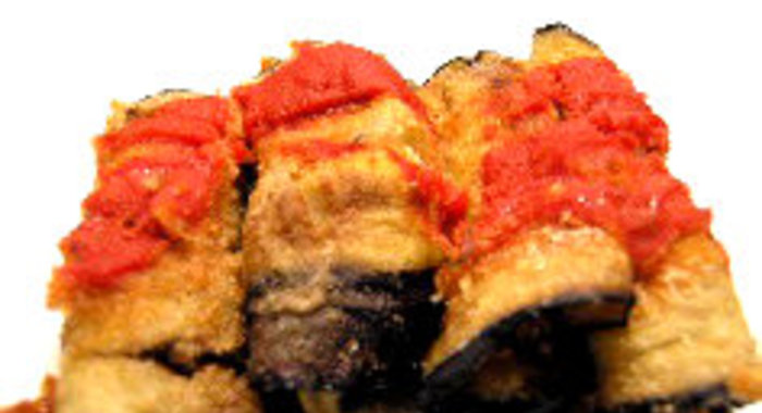 Баклажанные роллы