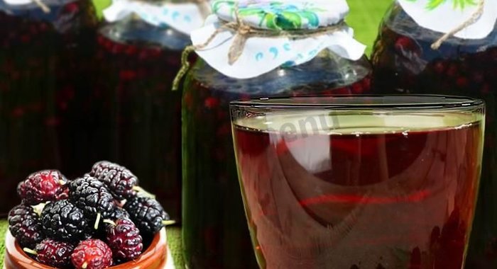 Компот из шелковицы