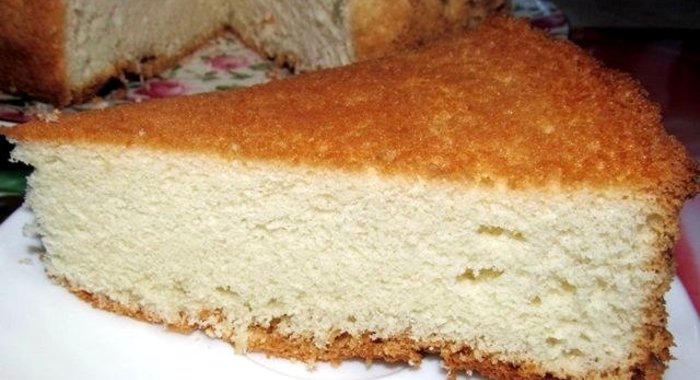 Простое бисквитное тесто для торта
