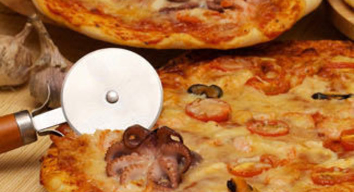 Пицца с морепродуктами