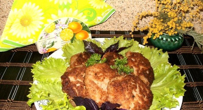 Оладьи из говядины