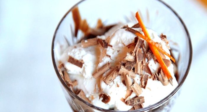 Шоколадно-апельсиновый мусс