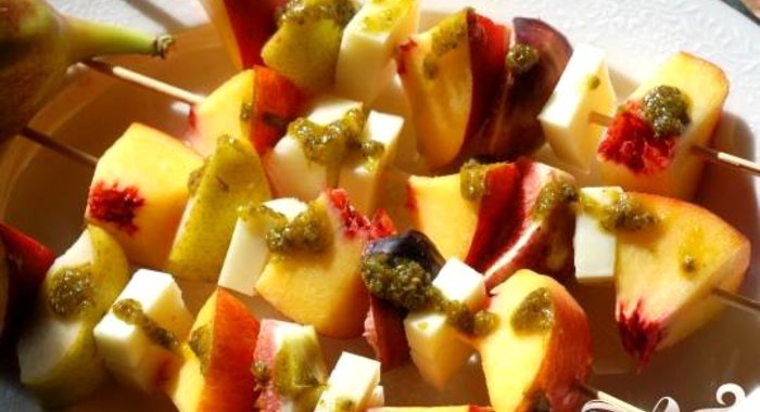 Персиковые шашлыки