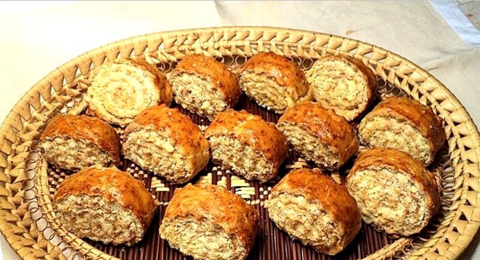 Армянская гата из слоеного теста