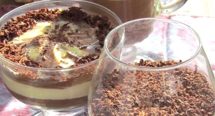 Шоколадный пудинг-мусс