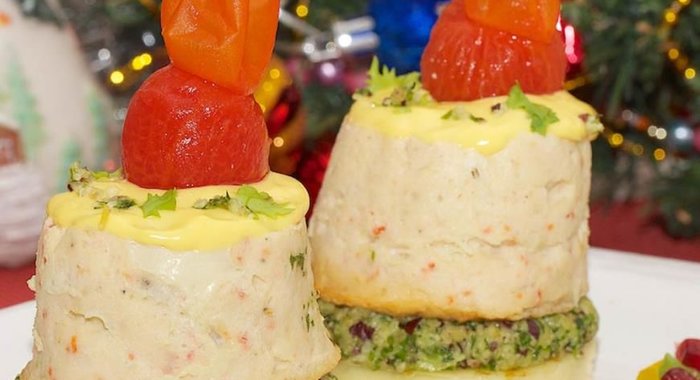 Куриное суфле Свечка