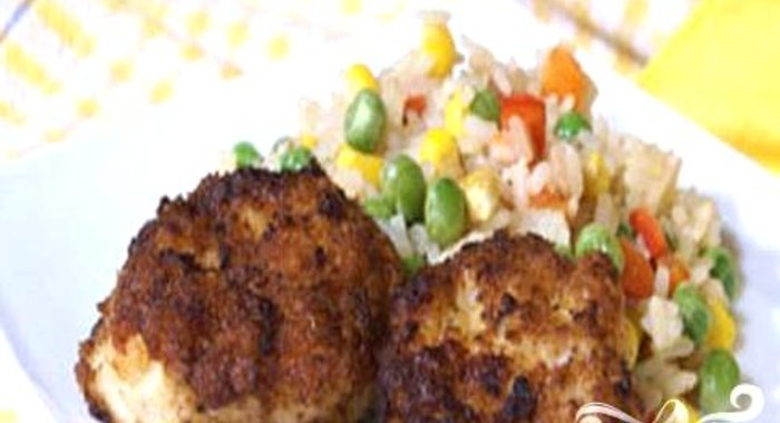 Жареные котлеты из кальмаров