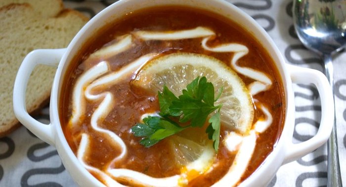 Солянка сборная (мясная, домашняя)