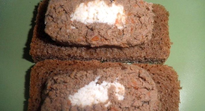 Сырно-печеночный рулет