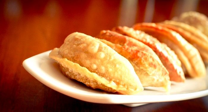 Пирожки с лисичками и картошкой