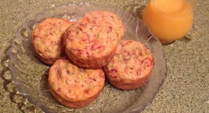 Кексики из кабачков