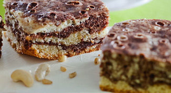 Кекс «Зебра» в мультиварке