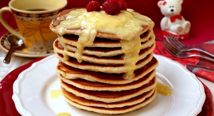 Панкейки на молоке