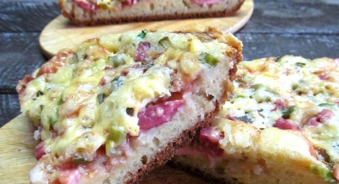 Быстрая пицца на двоих