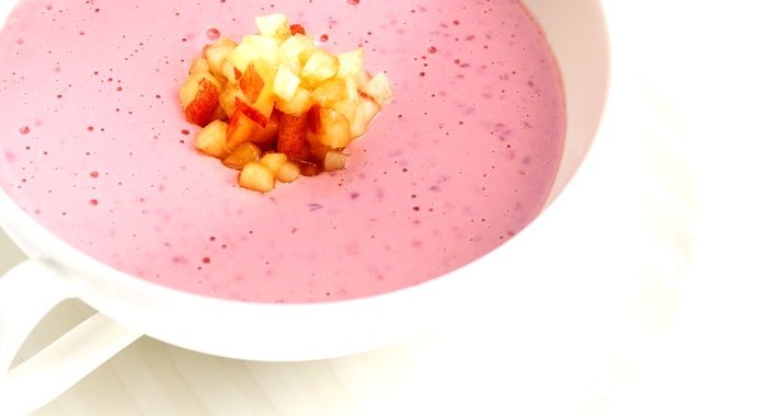 Творожно-ягодный мусс