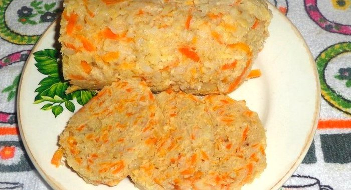 Рыбно-рисовый рулет