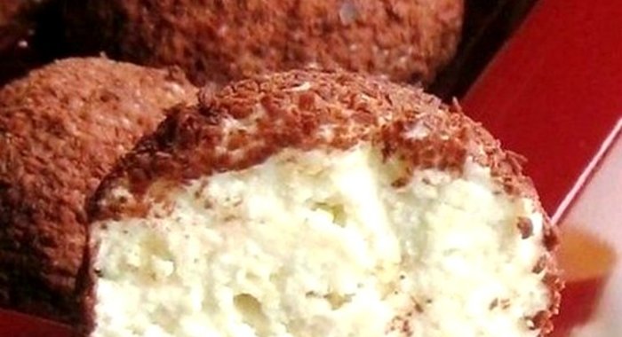 Конфеты из творога с орехами