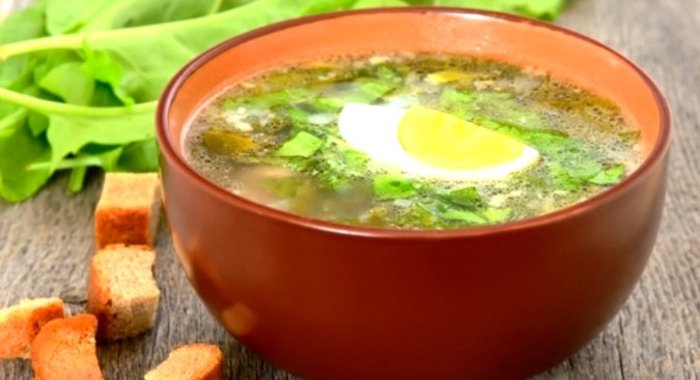 Щи со щавелем