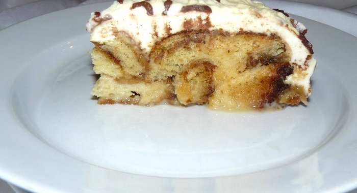 Сметанный торт с бананом