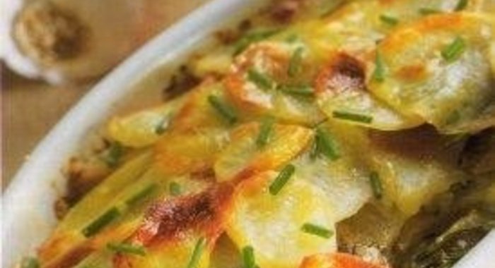 Запеканка картофельная с грибами