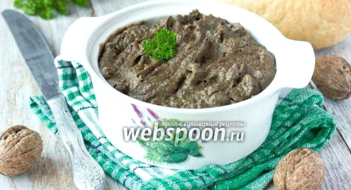 Печёночный паштет с черносливом