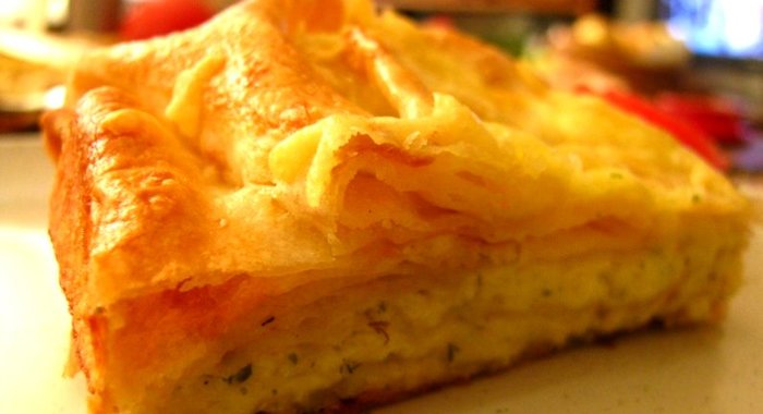 Ачма из лаваша с кефиром