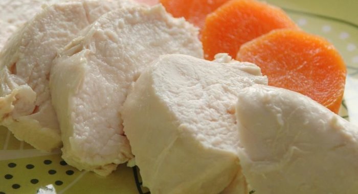 Куриные грудки 5-минутные в бульоне