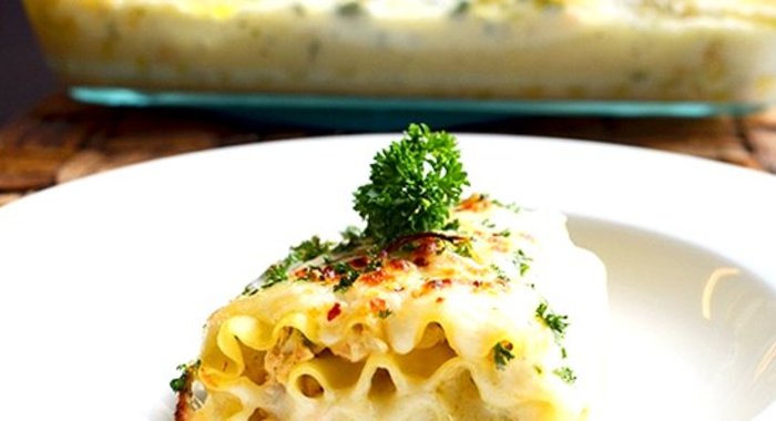 Лазанья с тунцом