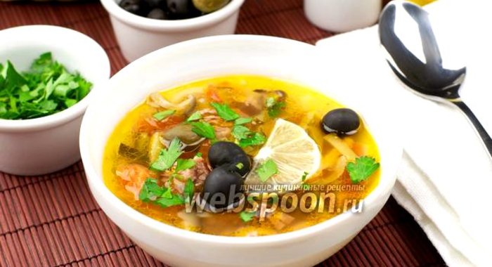 Солянка сборная мясная