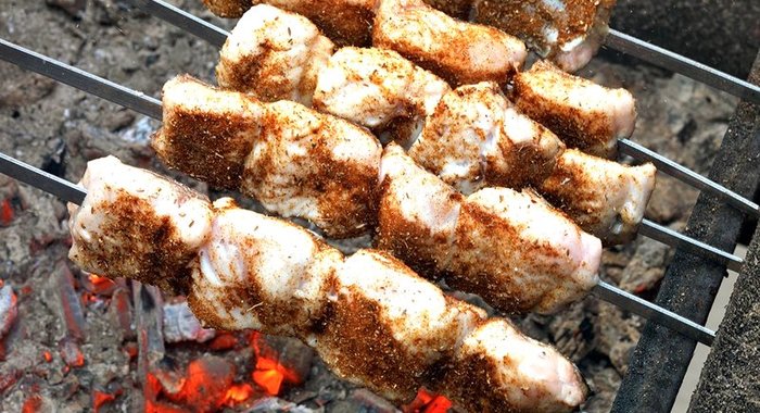 Шашлык из рыбы