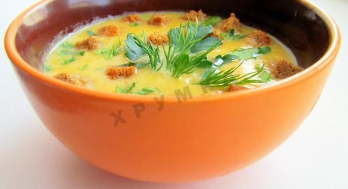 Суп-пюре из тыквы со сливками в мультиварке