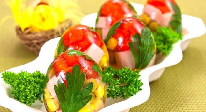 Заливные яйца